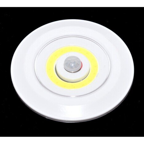 LAMPA MINI ROTUNDA CU LED COB SI SENZOR DE PREZENTA