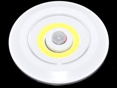 LAMPA MINI ROTUNDA CU LED COB SI SENZOR DE PREZENTA